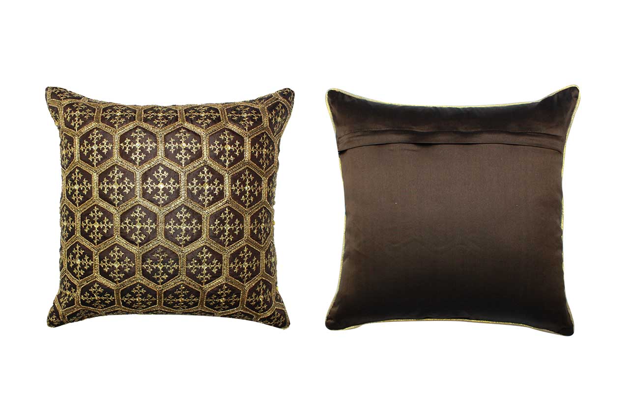 Hexa Cushion Cover (16*16 Inches)  Set of 2 Pc